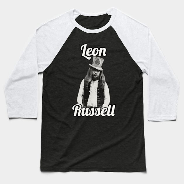 Leon Russell / 1942 Baseball T-Shirt by glengskoset